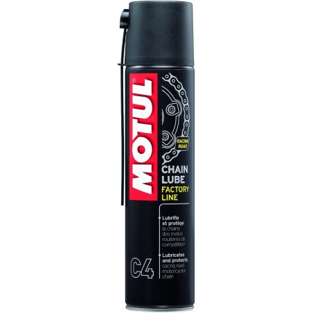 Motul C4-Chain Lube Factory Line  ML. 400 Olio per catene – Colore bianco X-ring, O