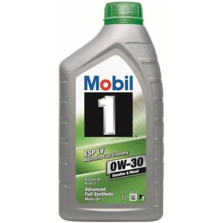 Mobil 1™ ESP 0W-30 Olio motore completamente sintetico all'avanguardia