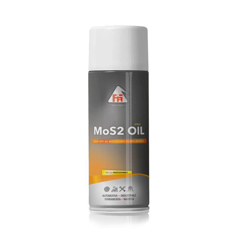FIA MoS2 Oil  SPRAY ml. 400 - OLIO " EP" AL BISOLFURO DI MOLIBDENO
