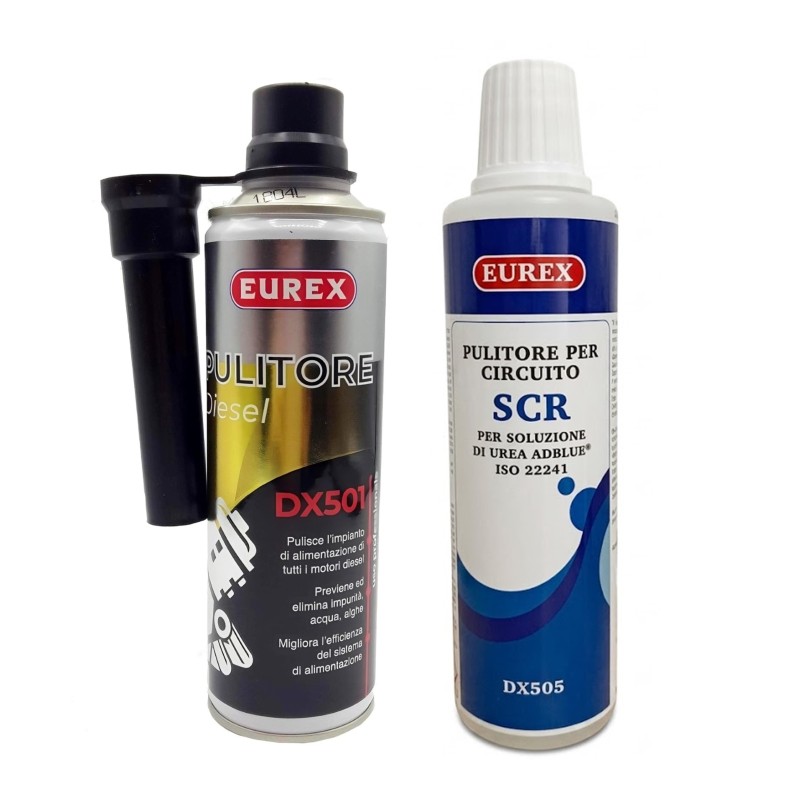 kit EUREX DX501 Pulitore alimentazione + DX505 Additivo per Urea