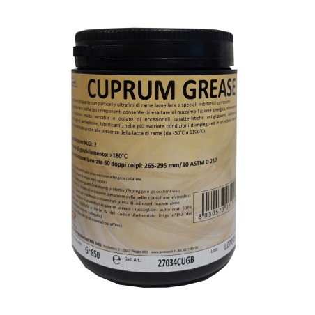 PERSIAN CUPRUM GREASE  alla lacca di rame kg 0,850