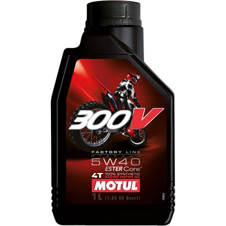 MOTUL 300V 4T Factory Line 5W40 1 Litro